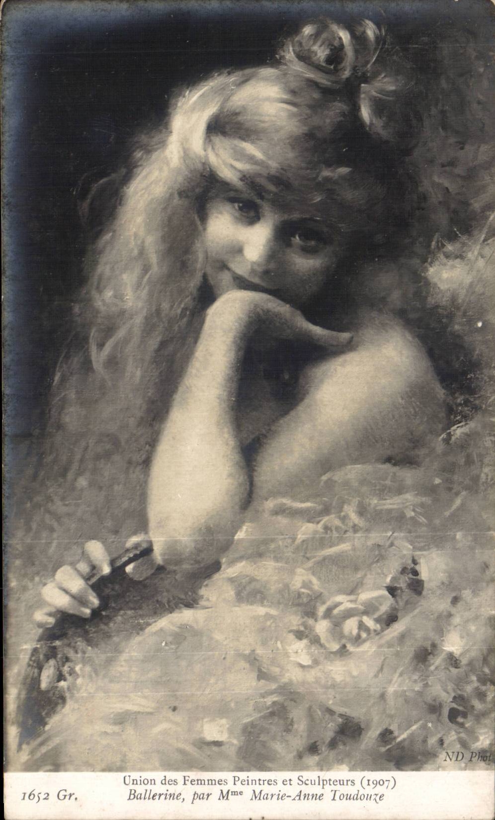 CPA Fantaisie Ballerine Marie Anne Toudouze