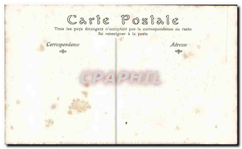 CPA Fantaisie Ballerine Marie Anne Toudouze — Verso