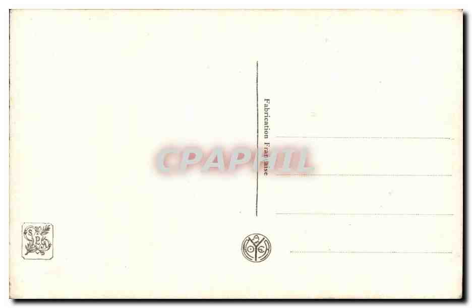 CPA Fantaisie Salon Bellet Printemps — Rückseite