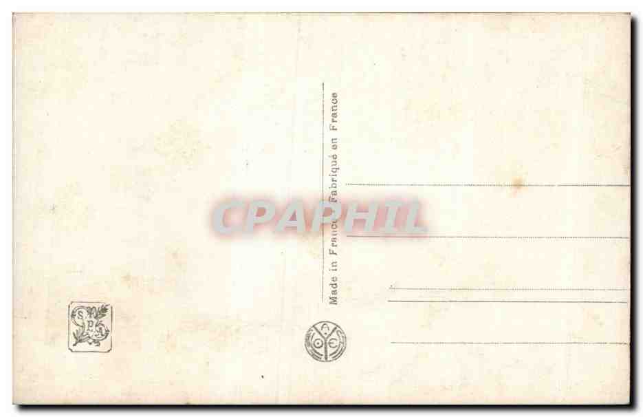 CPA Fantaisie Salon de Paris Planquette Le moulin Vaches — Verso