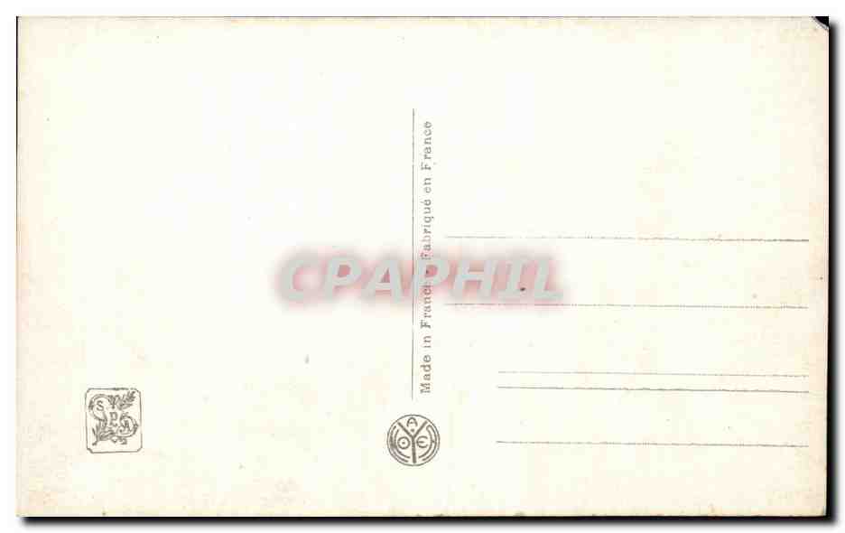 CPA Fantaisie Salon de Paris Son Bords du Suran Ain  — Verso