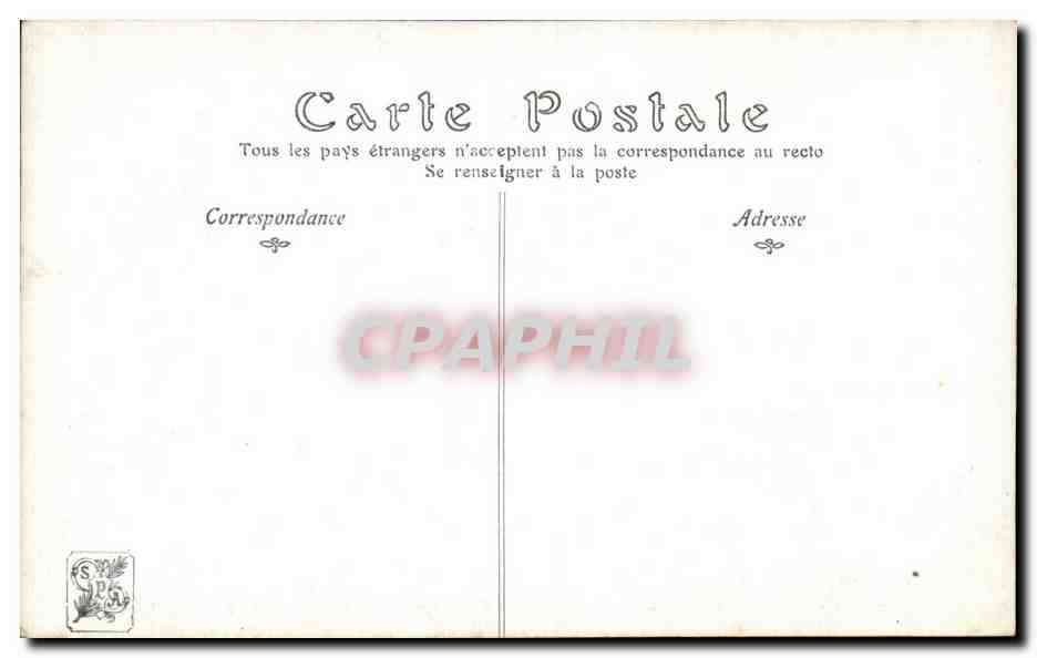 CPA Fantaisie Plage sous le vent — Rückseite