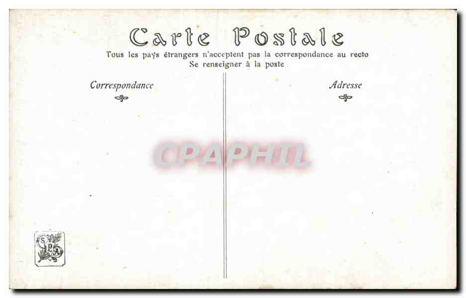 CPA Fantaisie Salon de 1907 Le piedestral par William Laparra — Verso