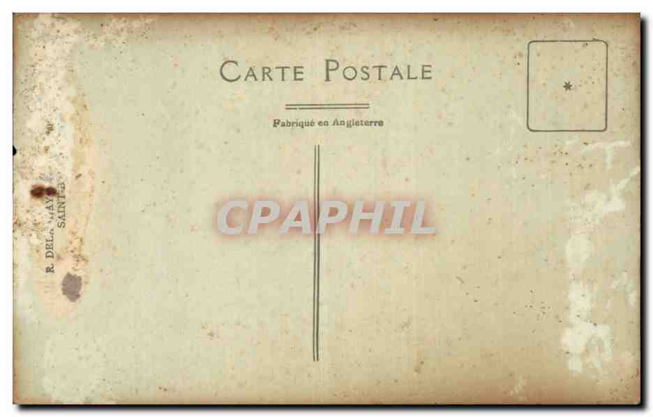 CARTE PHOTO Folklore Femmes — Rückseite