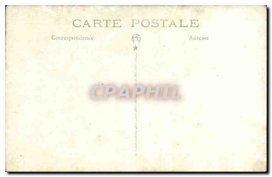 CARTE PHOTO Folklore Femme — Rückseite