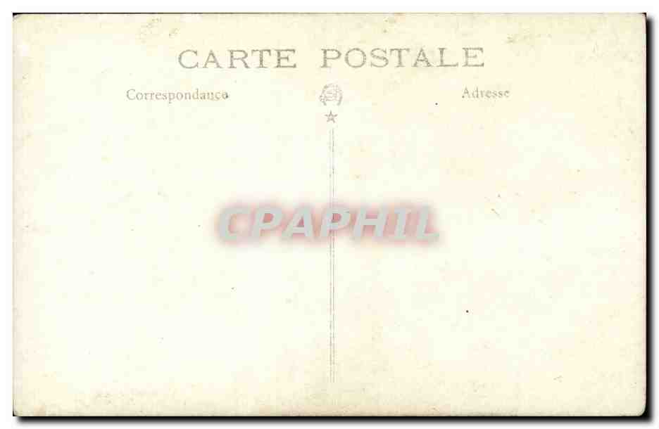 CARTE PHOTO Folklore Femme  — Rückseite