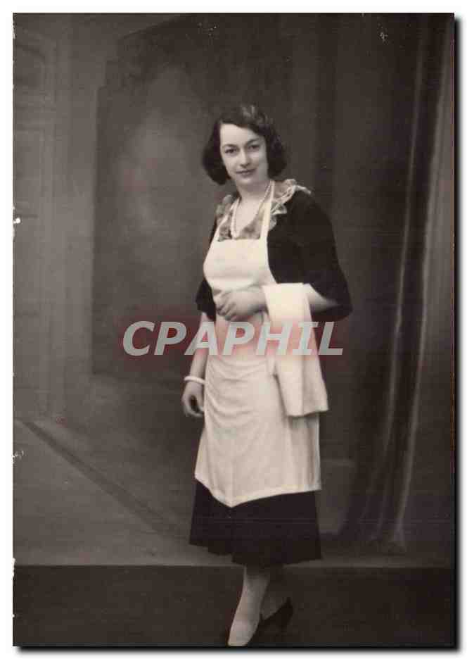 CARTE PHOTO Folklore Femme