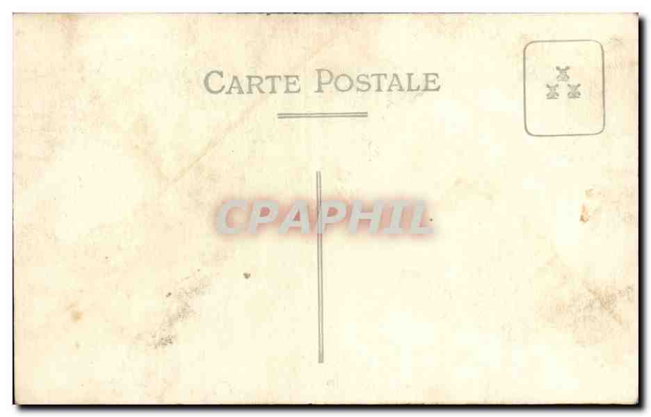 CARTE PHOTO Folklore Femme — Rückseite