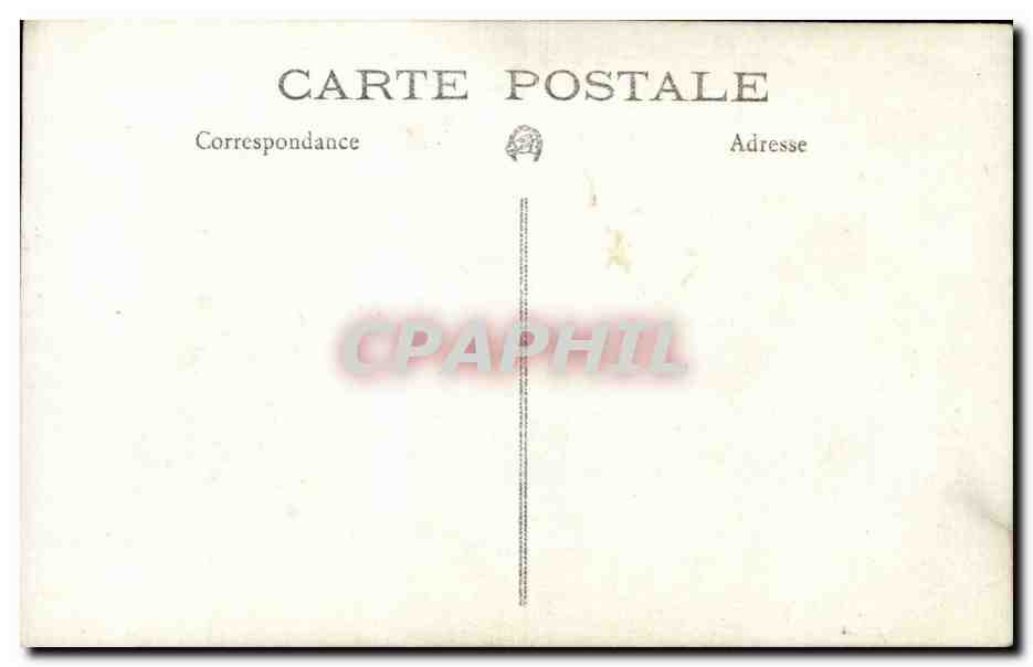 CARTE PHOTO Folklore Femme — Rückseite