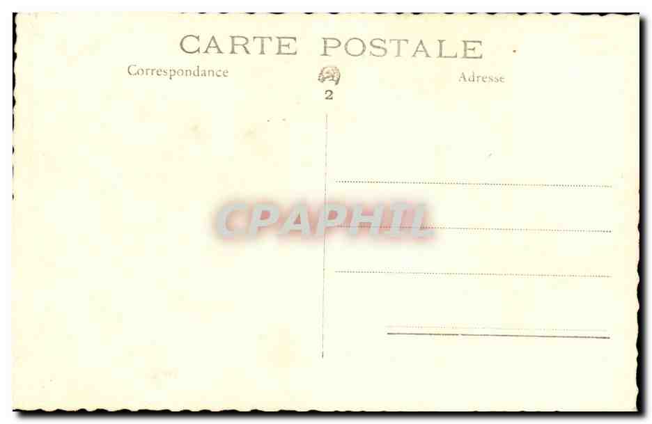 CARTE PHOTO Folklore Femme — Rückseite