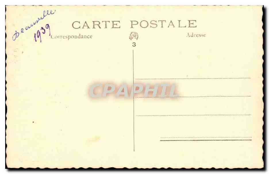 CARTE PHOTO Folklore Femme — Rückseite
