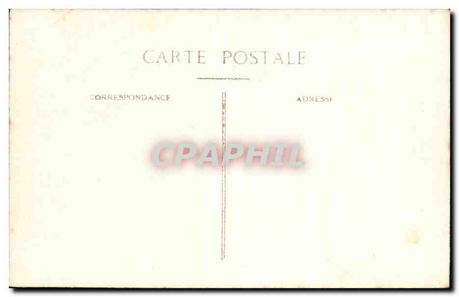 CARTE PHOTO Folklore Femme — Rückseite