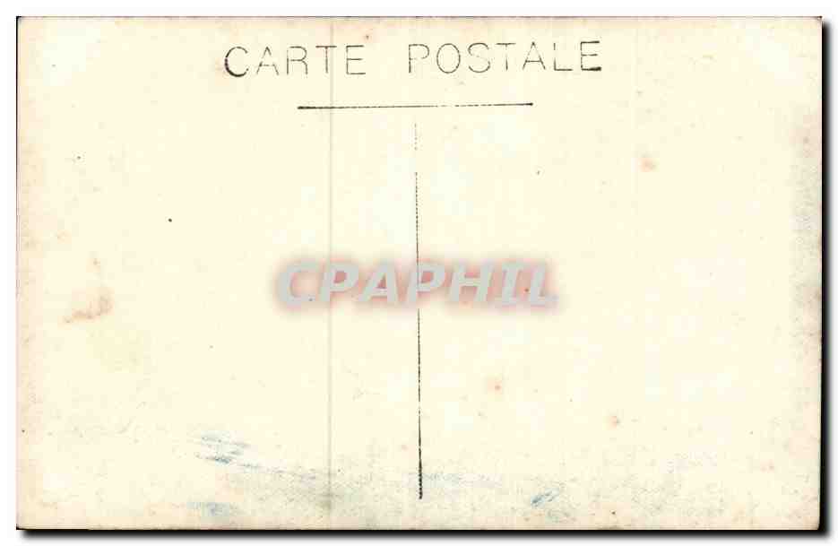 CARTE PHOTO Folklore Femme et chien  — Verso