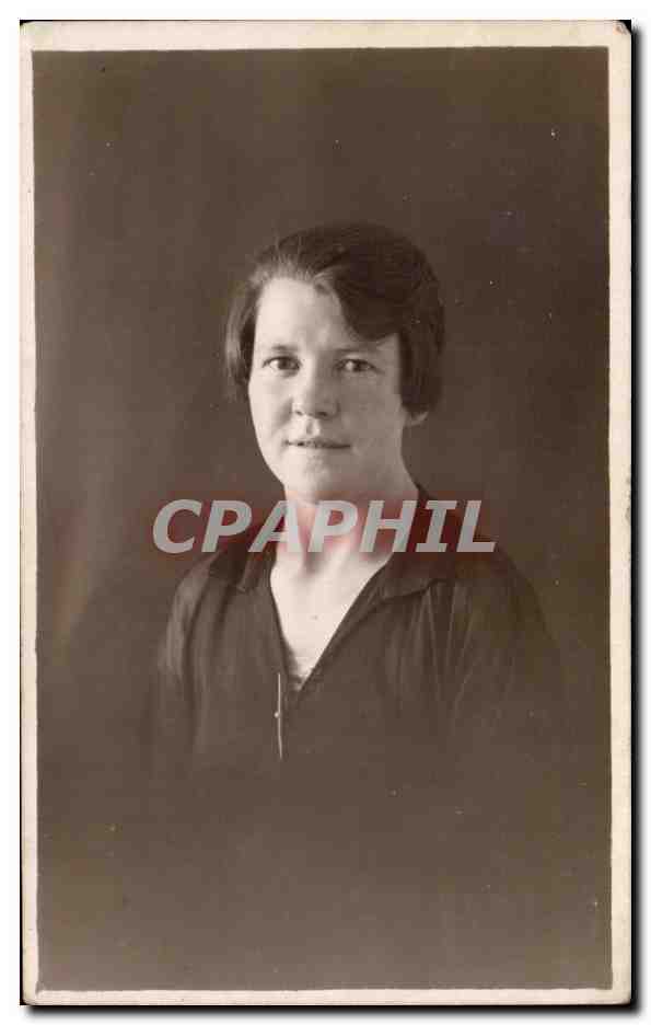 CARTE PHOTO Folklore Femme 