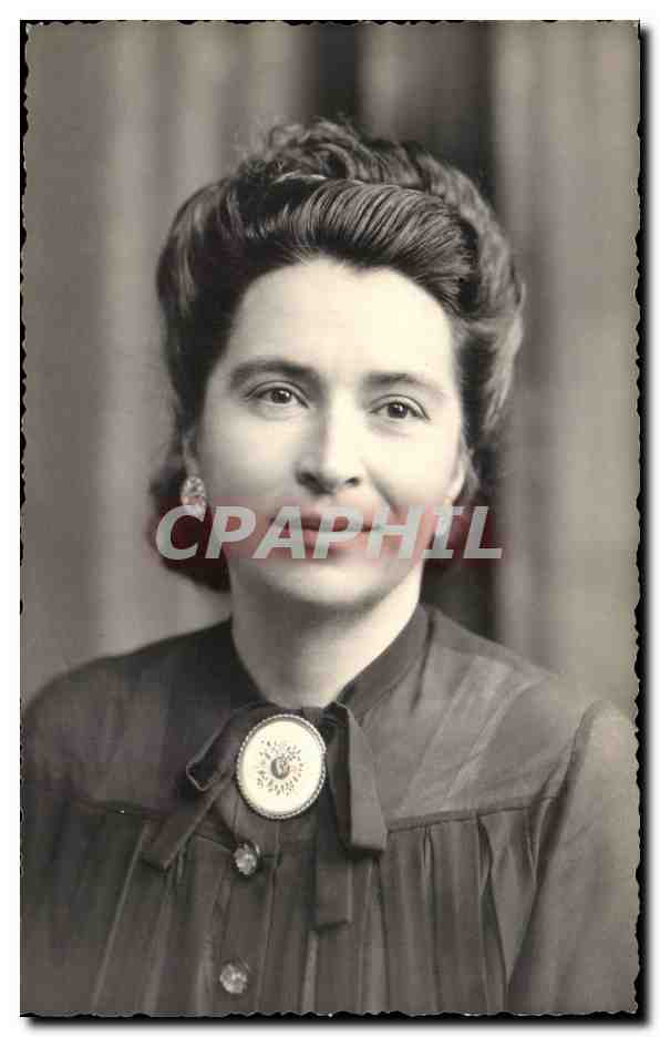 CARTE PHOTO Folklore Femme 