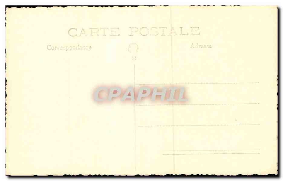 CARTE PHOTO Folklore Femme  — Rückseite