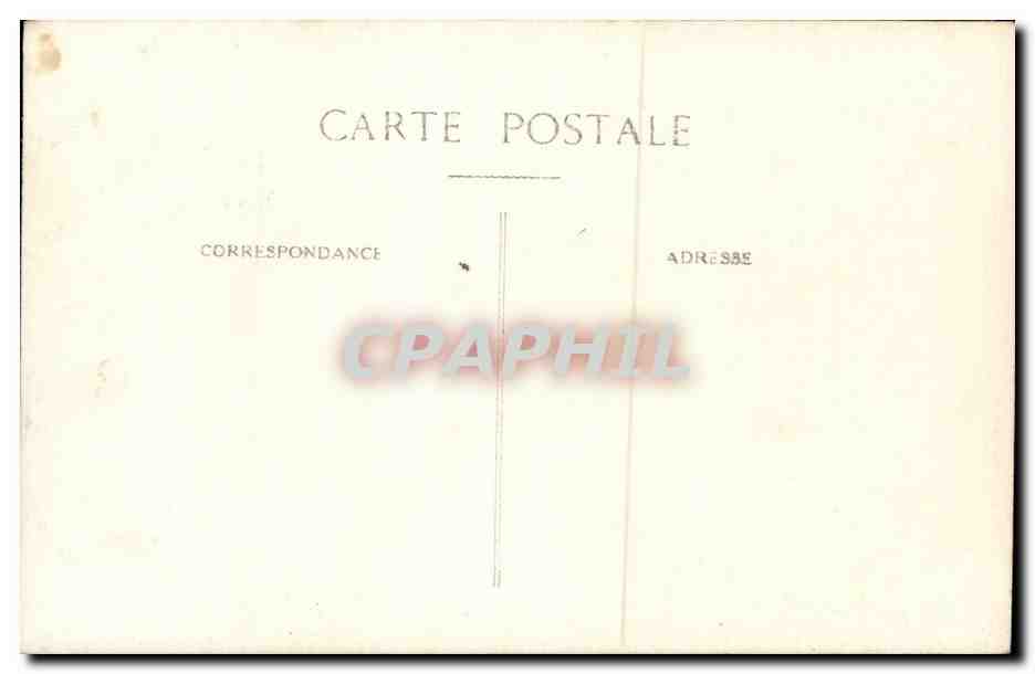 CARTE PHOTO Folklore Femme  — Rückseite