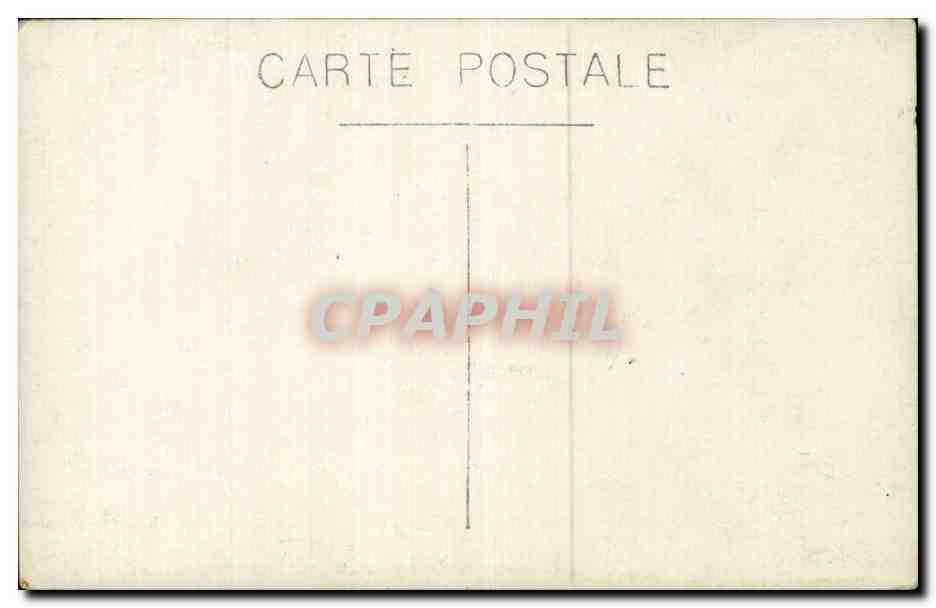 CARTE PHOTO Folklore Femme  — Verso