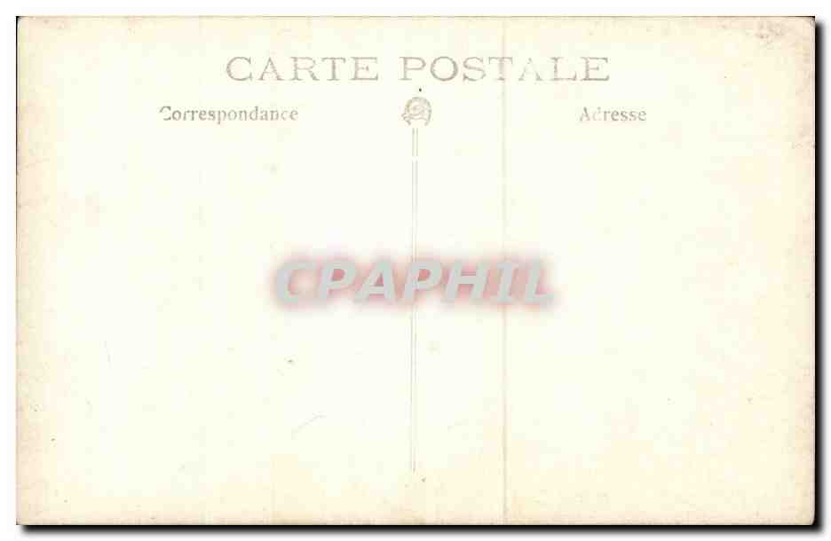 CARTE PHOTO Folklore Femme  — Rückseite