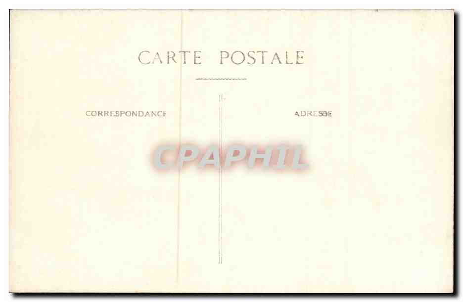 CARTE PHOTO Folklore Femme — Verso