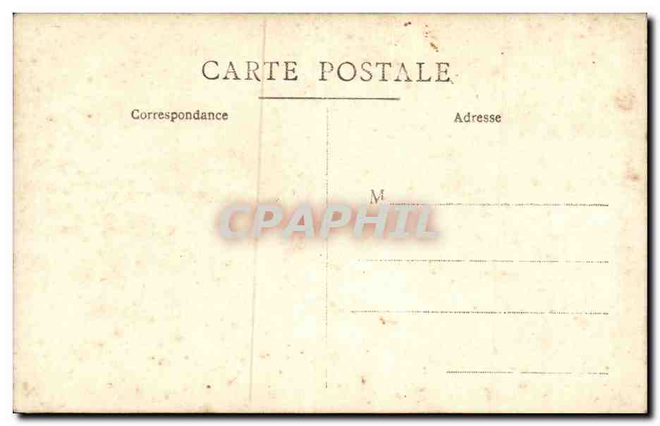 CARTE PHOTO Folklore Femme Velo  — Verso