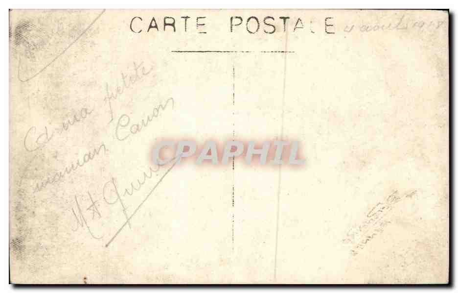 CARTE PHOTO Folklore Femme — Rückseite