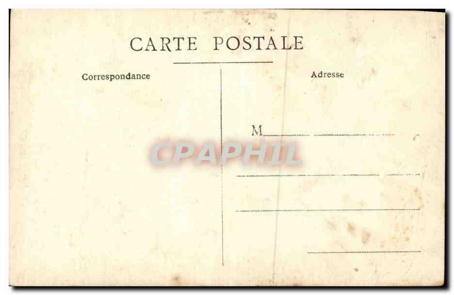 CARTE PHOTO Folklore Femme — Verso