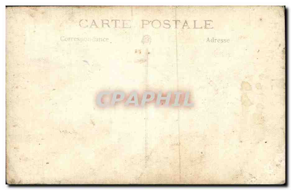 CARTE PHOTO Folklore Jeune fille — Rückseite