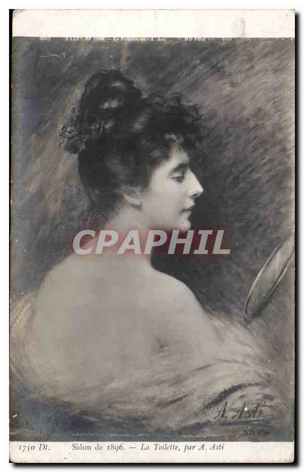 CPA Fantaisie Salon 1896 La toilette Asti