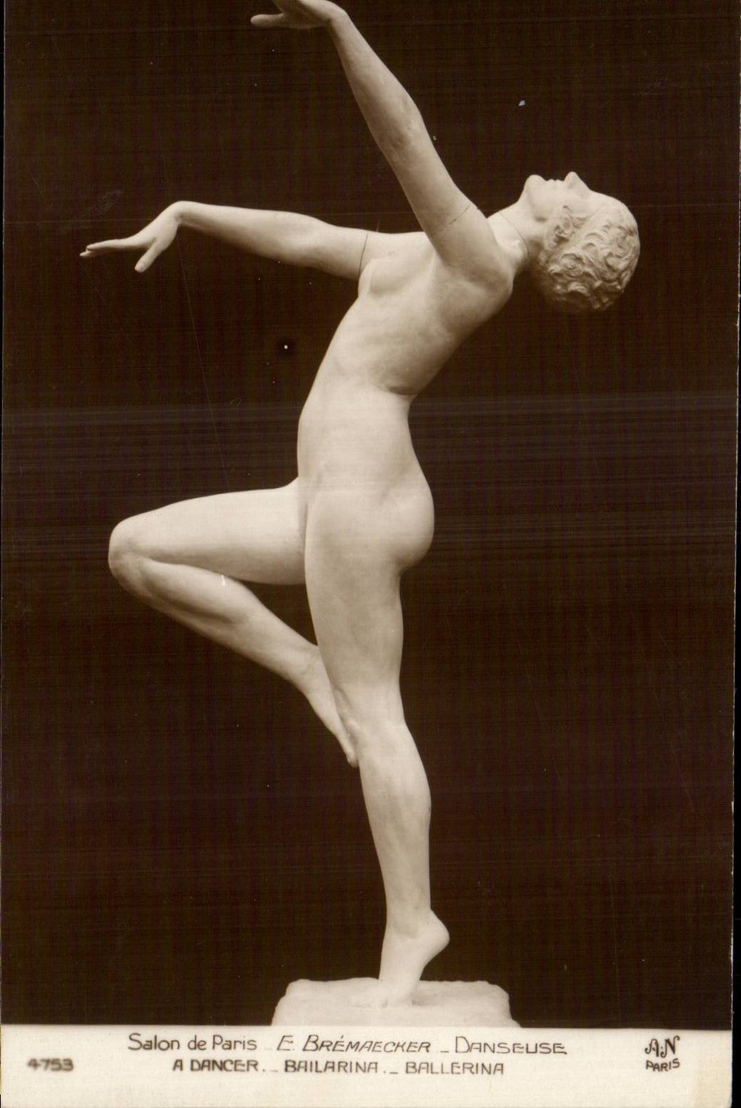 Statue de danseuse — Salon de Paris — E. Brémaecker — n° 4753