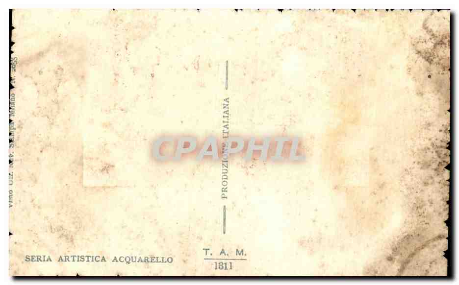 CPA Fantaisie Marine Bateau — Verso