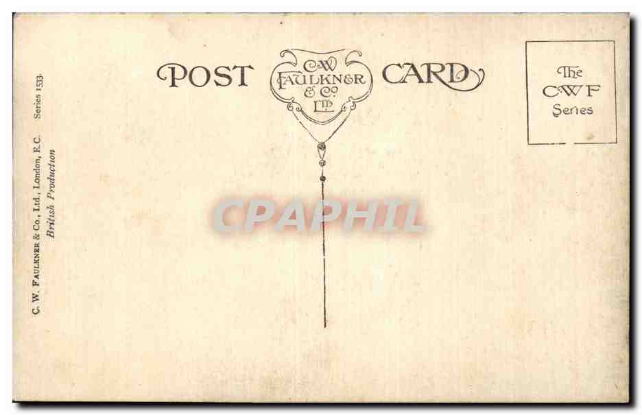 CPA Fantaisie Femme Canards et moulin  — Verso