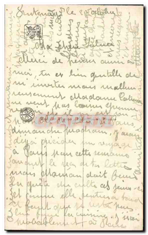 CPA Fantaisie Salon de Paris Knight Arques La bataille — Verso