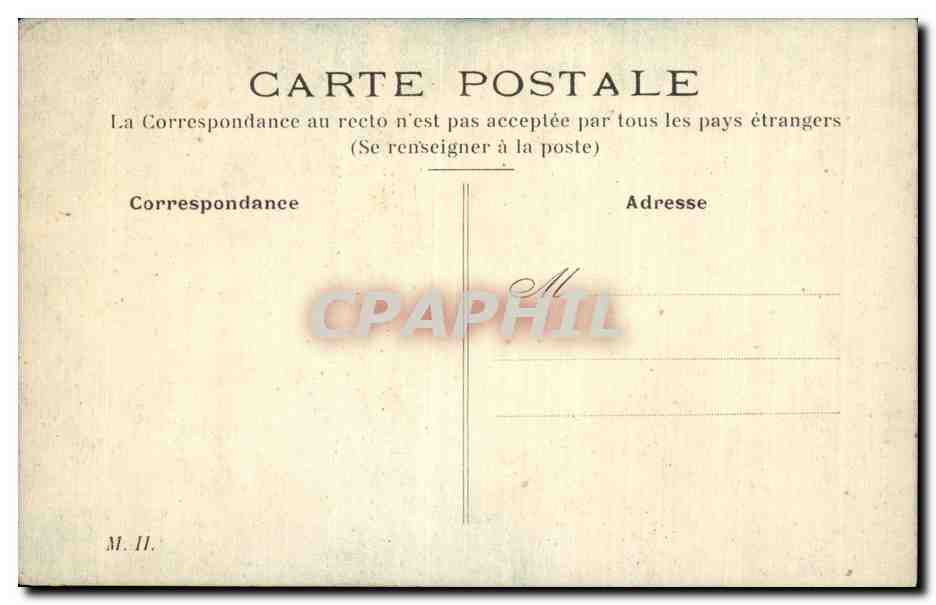 CPA Fantaisie Marine — Verso