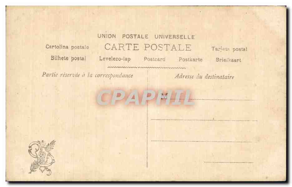 CPA Fantaisie Salon Maignan La toison d'or  — Rückseite