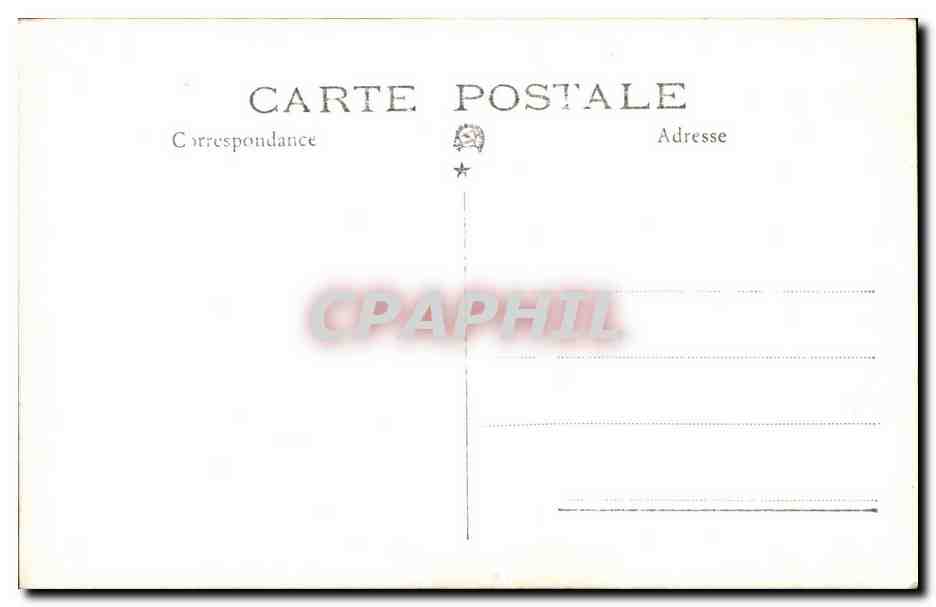 CARTE PHOTO Folklore Femme — Rückseite
