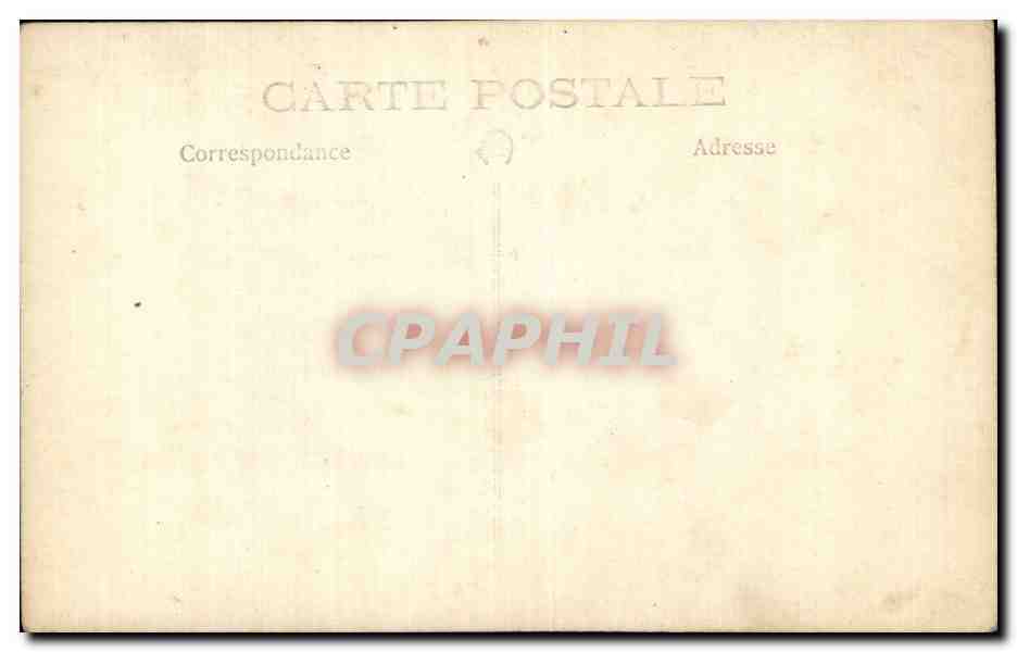 CARTE PHOTO Folklore Femme — Rückseite