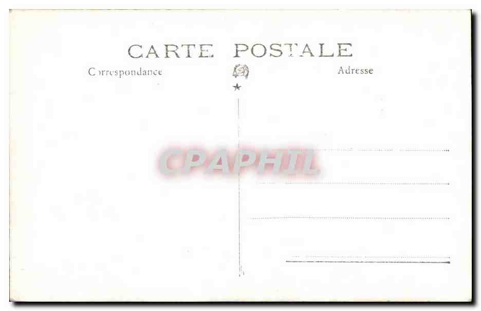 CARTE PHOTO Folklore Femme — Rückseite