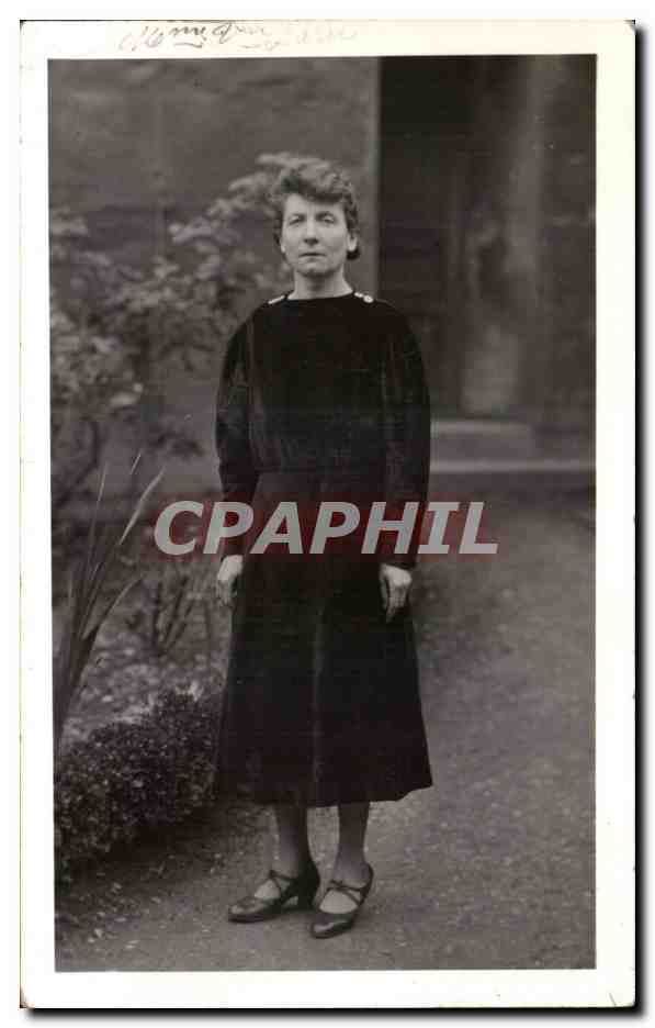 CARTE PHOTO Folklore Femme