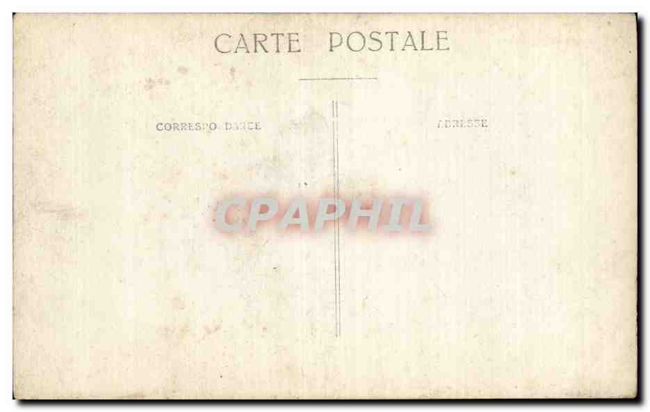 CARTE PHOTO Folklore Femme — Verso