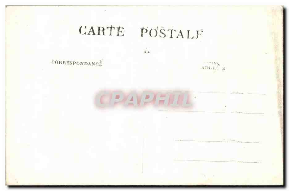 CARTE PHOTO Folklore Femme — Rückseite