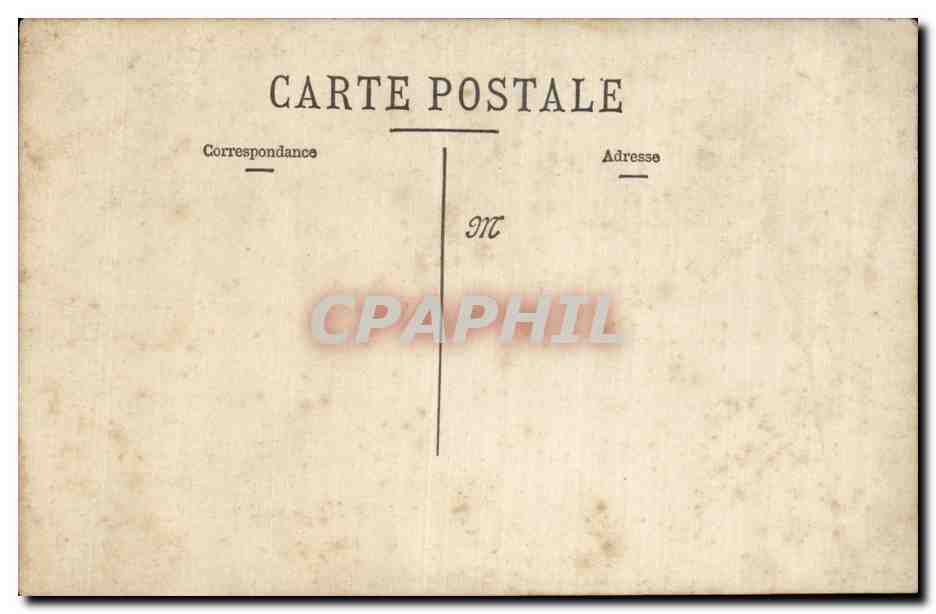 CARTE PHOTO Folklore Femme — Rückseite