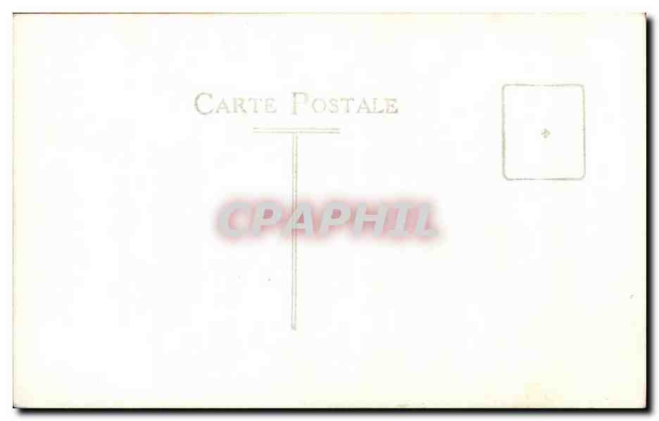 CARTE PHOTO Folklore Femme — Verso