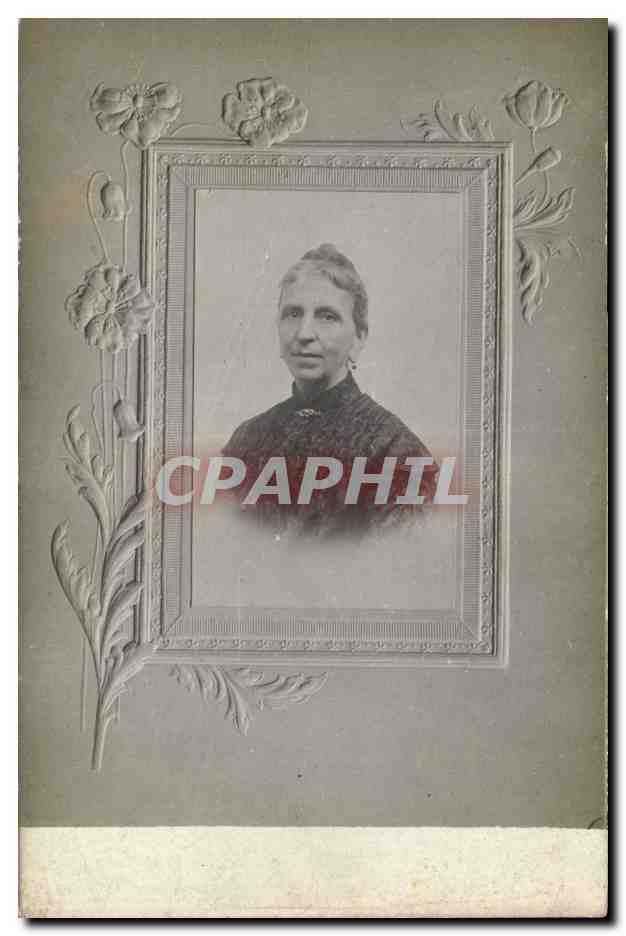 CARTE PHOTO Folklore Femme 