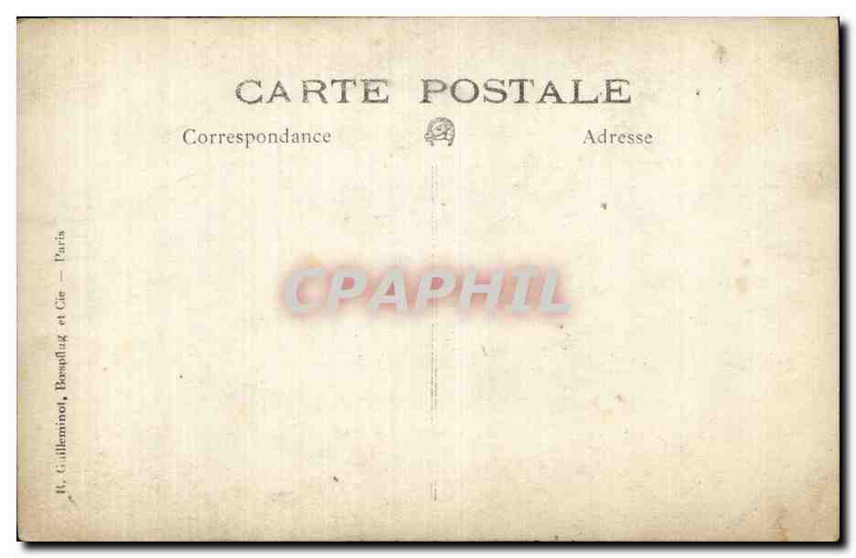 CARTE PHOTO Folklore Femme — Rückseite