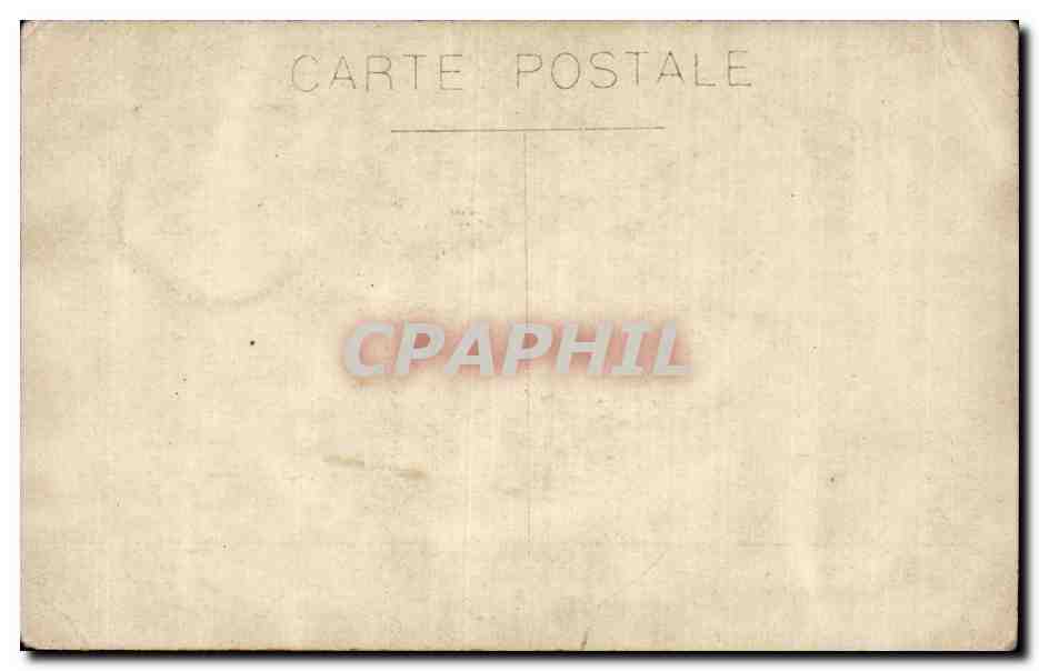CARTE PHOTO Folklore Femme — Rückseite