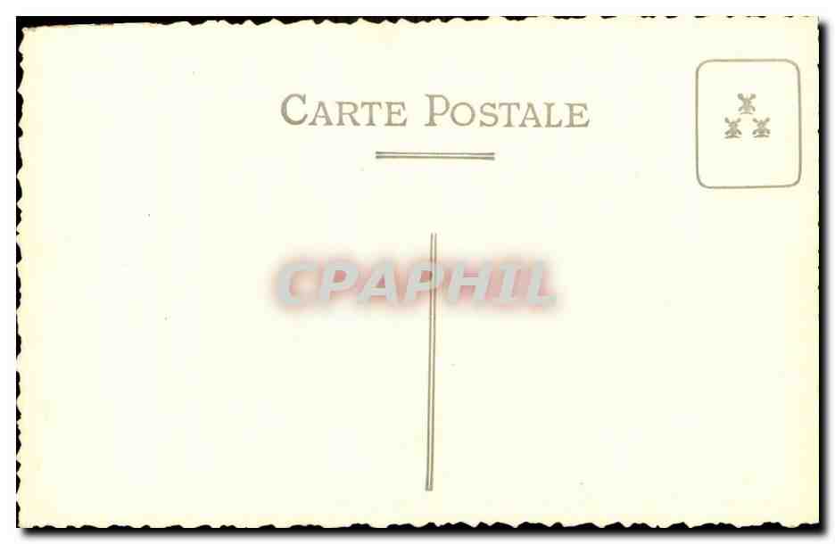 CARTE PHOTO Folklore Jeune fille communiante — Rückseite
