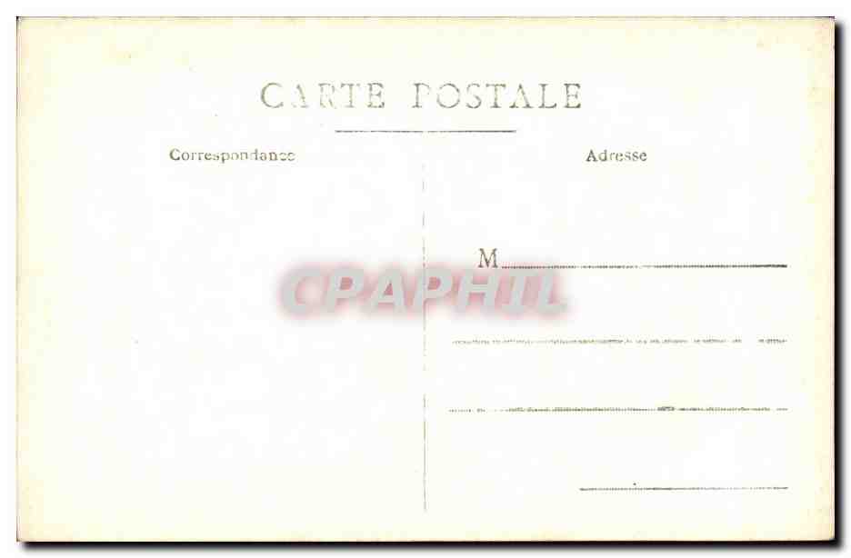 CARTE PHOTO Folklore Femme — Rückseite