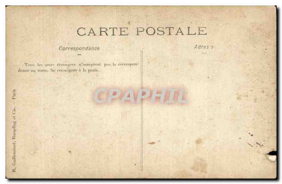 CARTE PHOTO Folklore Femme — Rückseite
