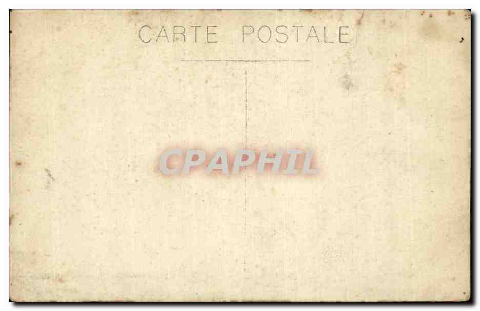 CARTE PHOTO Folklore Femme — Verso